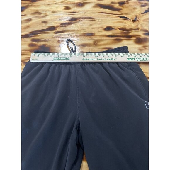 AND1 Men Joggers Sweat Pants Size Large Black Pocket Drawstring Preppy Athletic - Picture 3 of 15